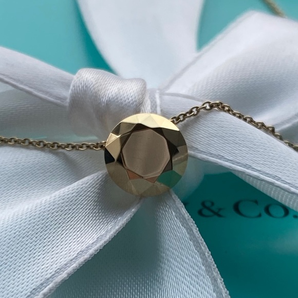 Tiffany & Co. 2 Carat Faceted Necklace 18k - Picture 4 of 4